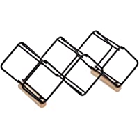 Los mejores  - Amazon Basics - Botellero apilable de mesa para 6 botellas